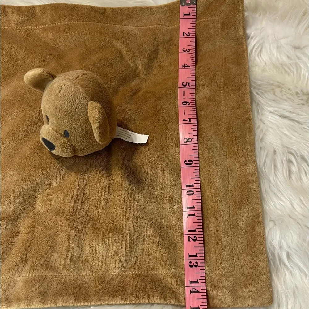 Gymboree One Size‎ Teddy Bear Lovey Security Brown Plush Blanket Stuff Animal